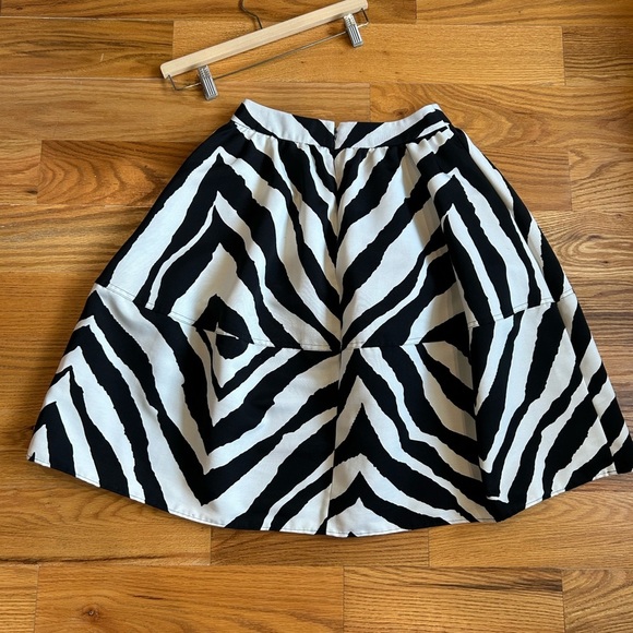 Express Zebra Print Skirt - Picture 2 of 5